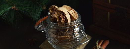 кофейные бискотти с шоколадом. Шаг 7