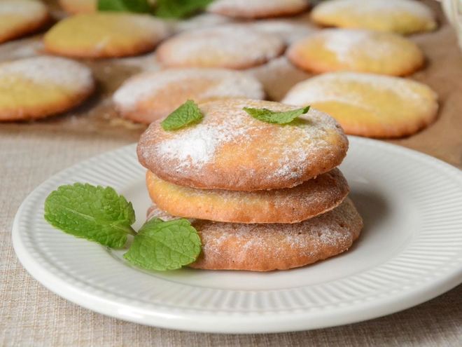 Рецепт кокосового печенья с лимоном ароматное