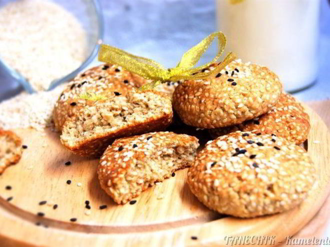 Рецепт кунжутного печенья