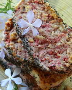 Малиновое печенье с маком