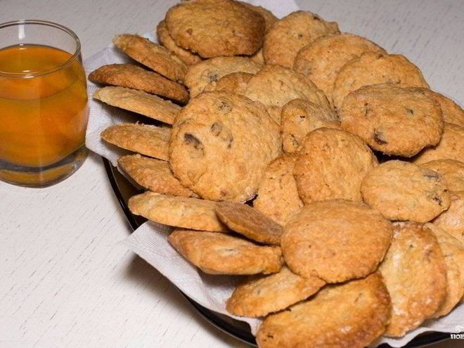 Рецепт мягкого овсяного печенья