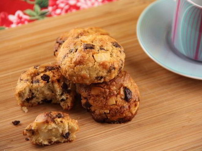 Рецепт орехова-шоколадного печенья с морской солью