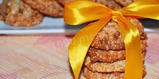 Ореховое печенье без муки