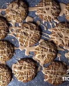 Овсяное печенье с глазурью