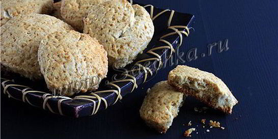 Овсяное печенье с имбирем