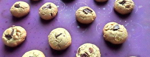 овсяное печенье с шоколадом и арахисом. Шаг 15