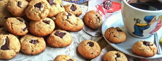 овсяное печенье с шоколадом и арахисом. Шаг 17