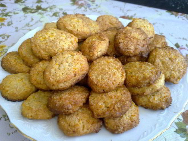 Рецепт печенья cookies с цитрусовой цедрой