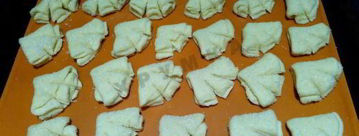 печенье гусиные лапки из творога. Шаг 15