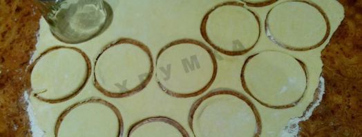 печенье гусиные лапки из творога. Шаг 9