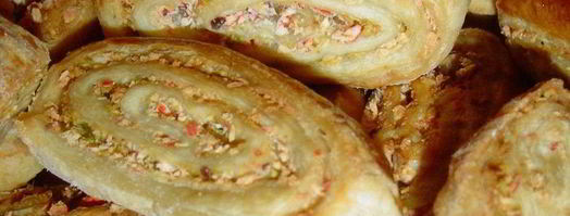 печенье к пиву с фисташками и крабовыми палочками. Шаг 3