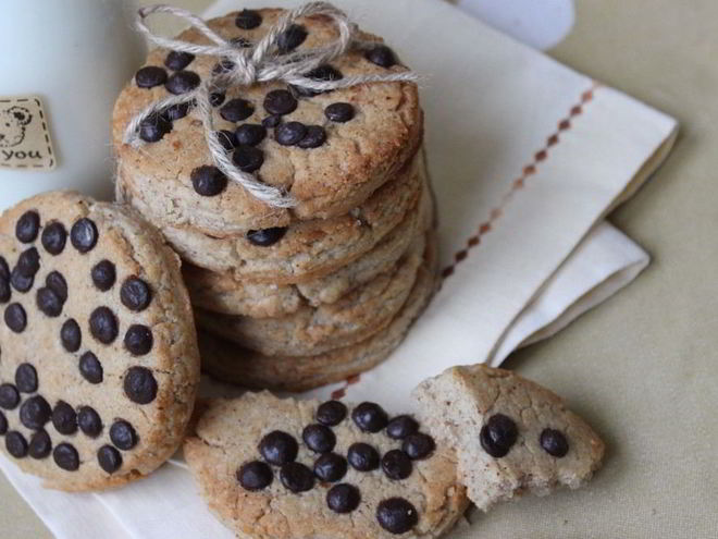 Рецепт печенья с арахисовой пастой и шоколадом