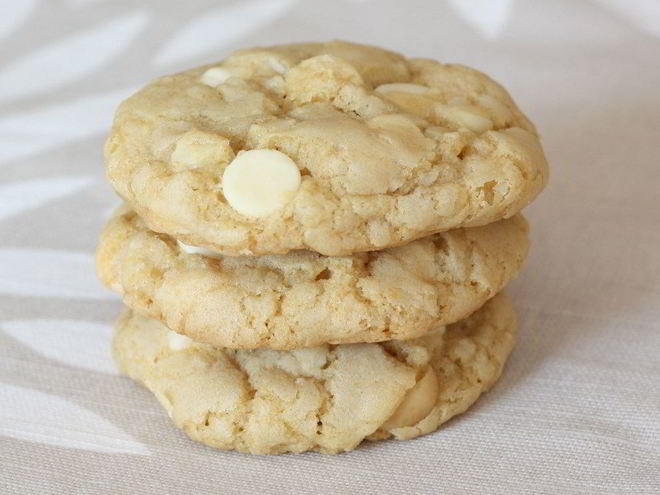 Рецепт печенья с белым шоколадом