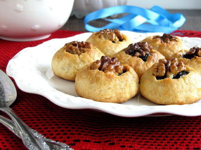 Рецепт печенья с черносливом и грецким орехом