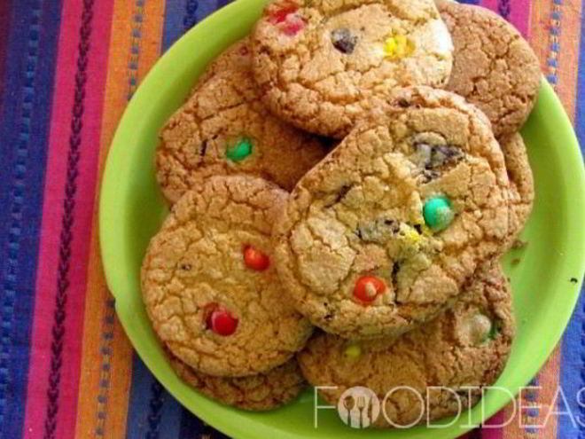 Рецепт печенья с m&ms
