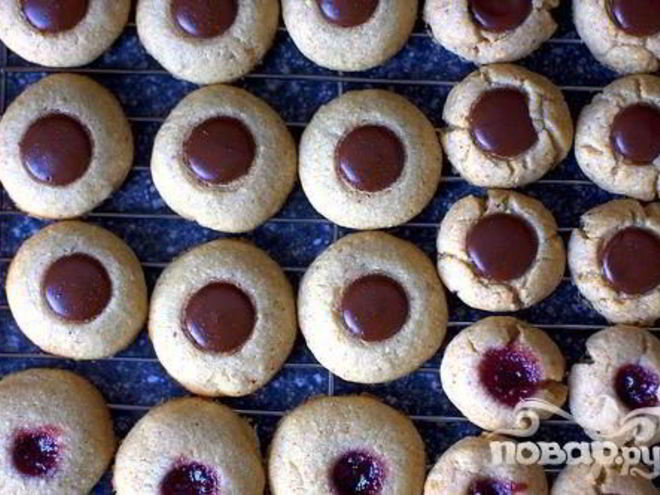 Рецепт печенья с шоколадом и лесными орехами