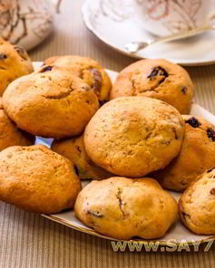 Печенье с сушеным инжиром и вяленой клюквой