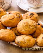 Печенье с сушеным инжиром и вяленой клюквой