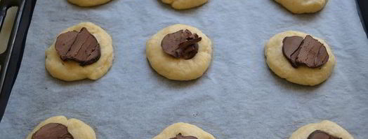 печенье с вишней и с шоколадом. Шаг 3