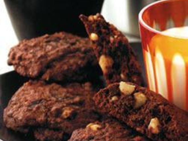 Рецепт печенья шоколадного с орехами макадамия