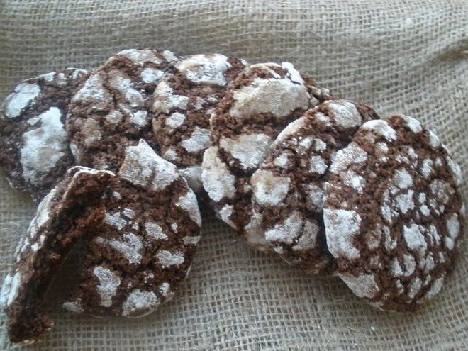 Рецепт печенья шоколадные трещины