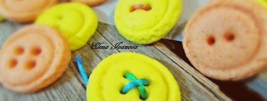 печенье ванильные пуговицы. Шаг 13