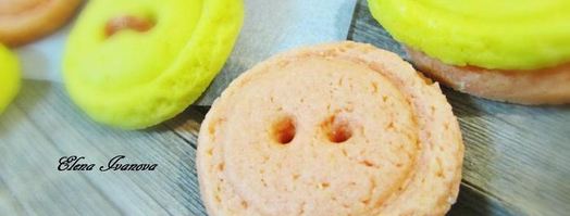 печенье ванильные пуговицы. Шаг 14