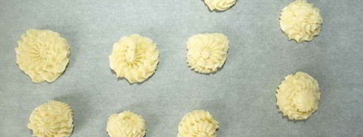 печенье венское сабле с ганашем из молочного шоколада. Шаг 4