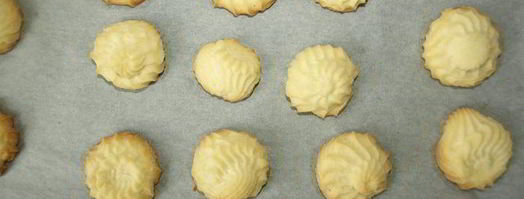 печенье венское сабле с ганашем из молочного шоколада. Шаг 5