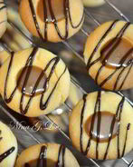 Песочное печенье с карамелью