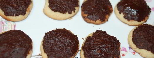 песочное печенье с шоколадной глазурью. Шаг 8