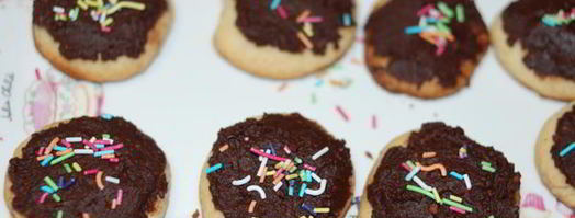 песочное печенье с шоколадной глазурью. Шаг 9