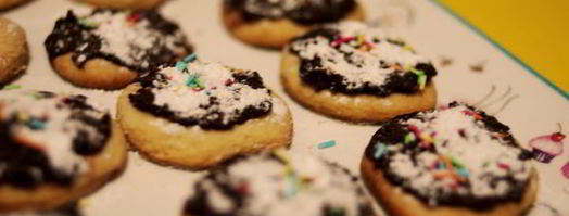 песочное печенье с шоколадной глазурью. Шаг 10