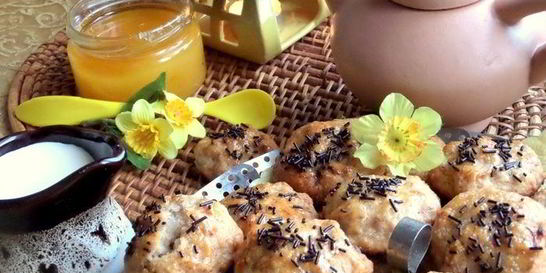 Постное банановое печенье