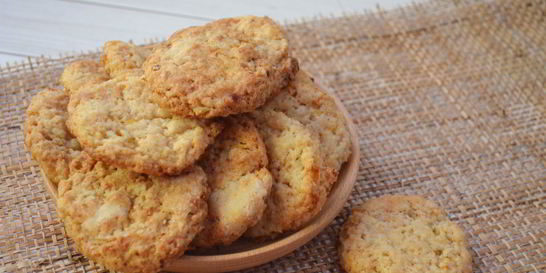 Постное лимонное печенье