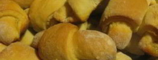 рогалики из дрожжевого теста. Шаг 5