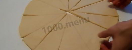 рогалики на молоке и дрожжах. Шаг 12