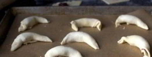 рогалики с джемом и сыром. Шаг 3