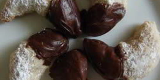 Рождественское печенье Полумесяцы