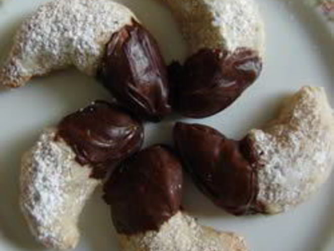 Рецепт рождественского печенья полумесяцы