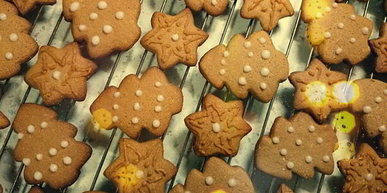 Рождественское пряное имбирное печенье