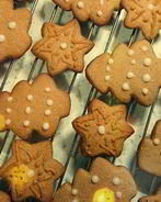 Рождественское пряное имбирное печенье