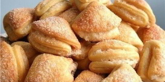 Сахарное творожное печенье