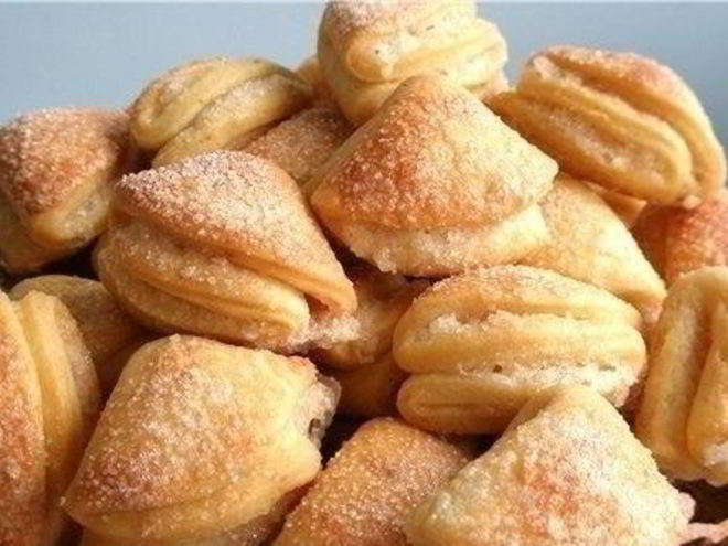 Рецепт сахарного творожного печенья