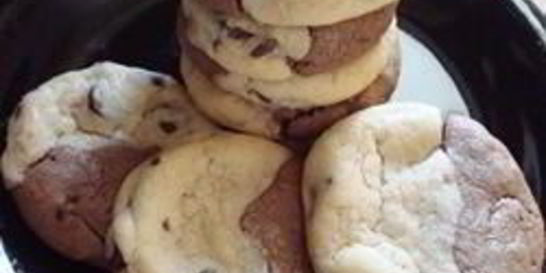 Шоколадное печенье Две половинки