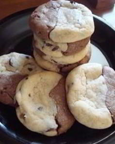 Шоколадное печенье Две половинки