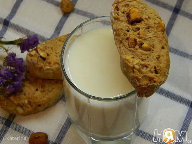 Рецепт шоколадного печенья с фундуком и горчицей