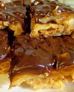 Шоколадное печенье с кешью и кремом тоффи