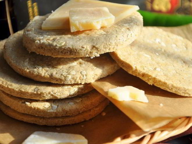 Рецепт шотландского овсяного печенья с сыром джюгас