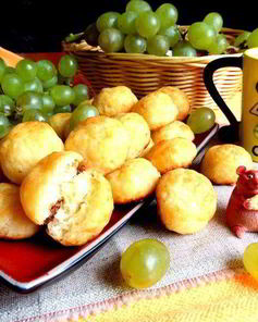 Сырное заварное печенье Солнечные зайчики